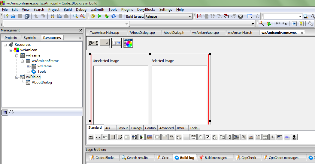 WxSmith tutorial: Hello world - Code::Blocks